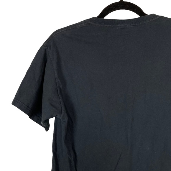 Vintage 2000s DARE Multi-color Script Graphic T-Shirt Black Size M FOTL Heavy HD - Picture 10 of 11